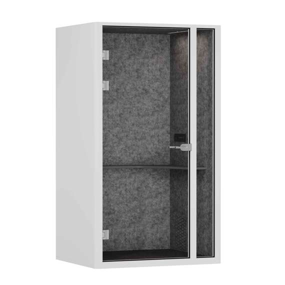 SoundCube RV UNO+ з/с-глухая SDC-1.2-WA Белый/Морская Галька/Антрацит/Прозрачный/Серый 1300*1070*2278