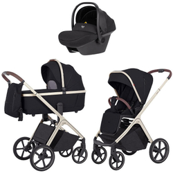 Коляска Carrello Vector CRL-6550 Nova Black Line с базой Isofix 3 в 1 Pearl Black