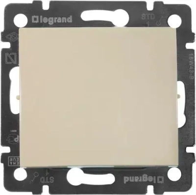 Leg.774301/ 1 шт. Выключатель одноклавишный Legran Valena/ Цвет: Слоновая кость