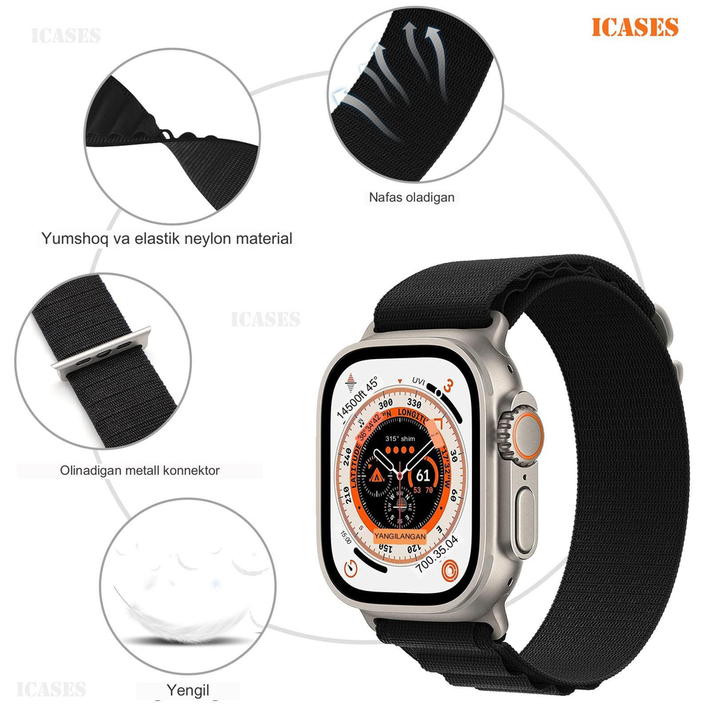 Смарт-часы Hi Watch Plus S9 Ultra MAX (2 браслета)