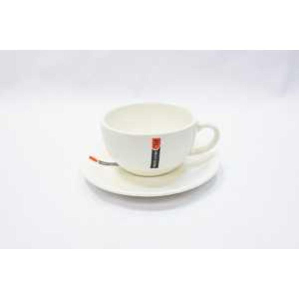 Чайная пара 290 мл белая фарфор P.L. Proff Cuisine [4]