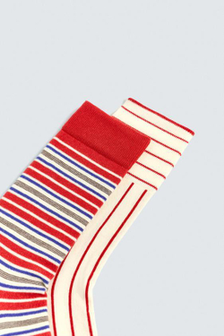 ZARA HARRY LAMBERT X DISNEY НАБОР ИЗ ДВУХ ПАР КОМБИНИРОВАННЫХ НОСКОВ, РАЗНОЦВЕТНЫЙ