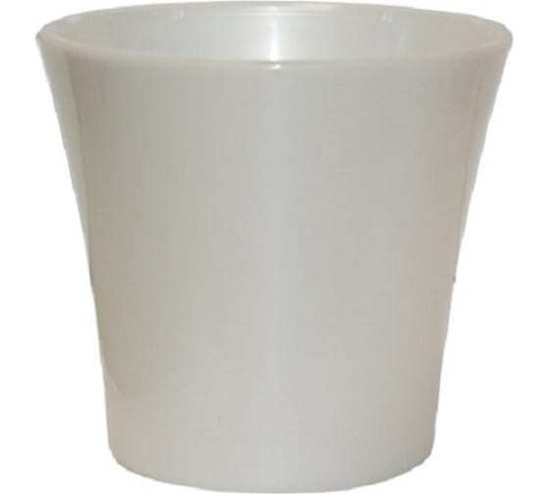 Горшок для цветов "АРТЕ" 1,2 л. Цвет жемчуг-прозрачный (АРТ 1,2 Ж-П) (101)