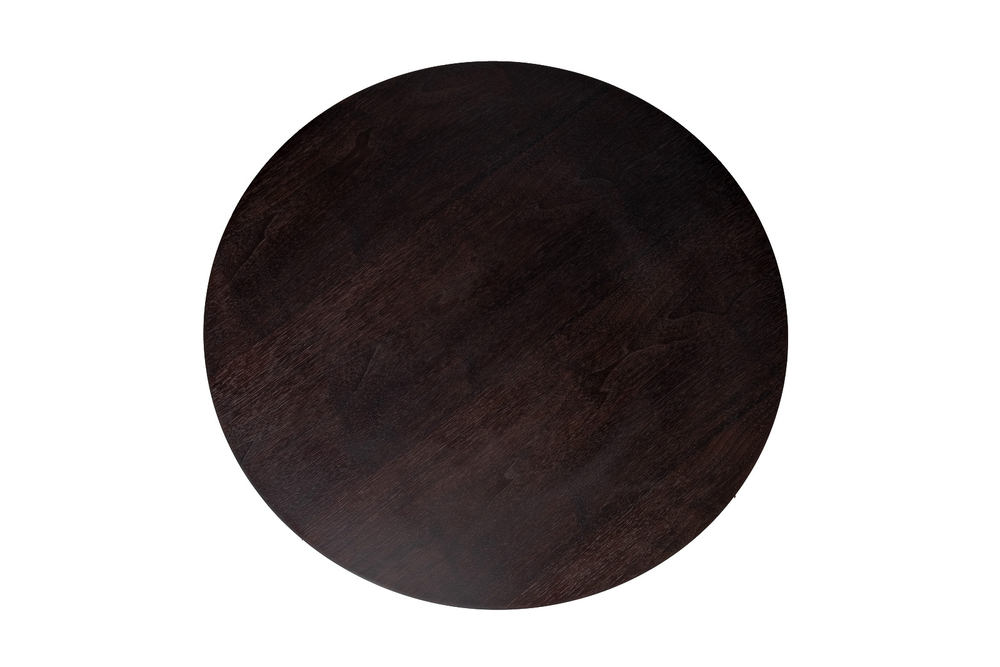 Стол журнальный Garda Decor Garda Decor Конг (Kong) темный орех d70*60 см