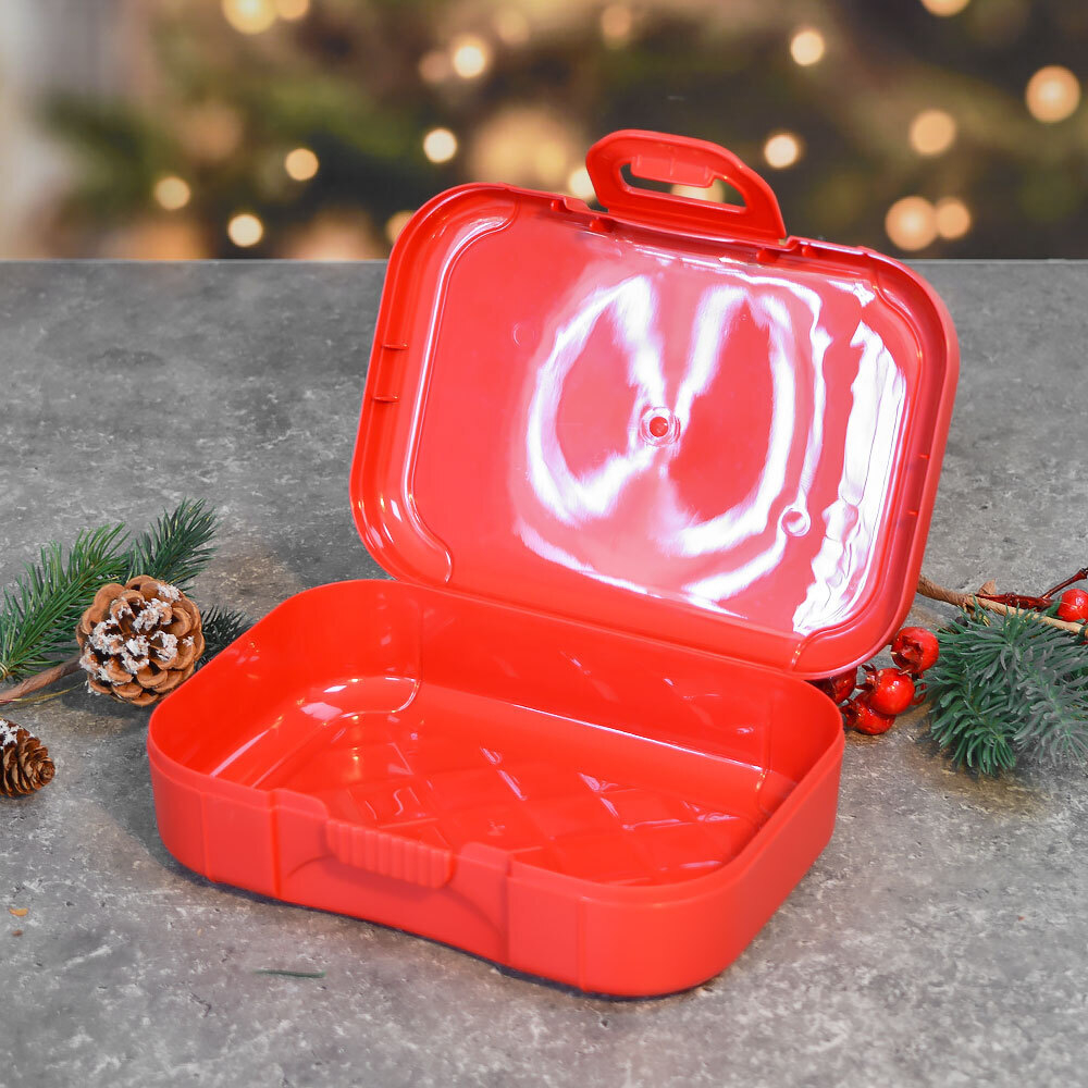 Ланч-бокс 0,85л "Игрушки", красный