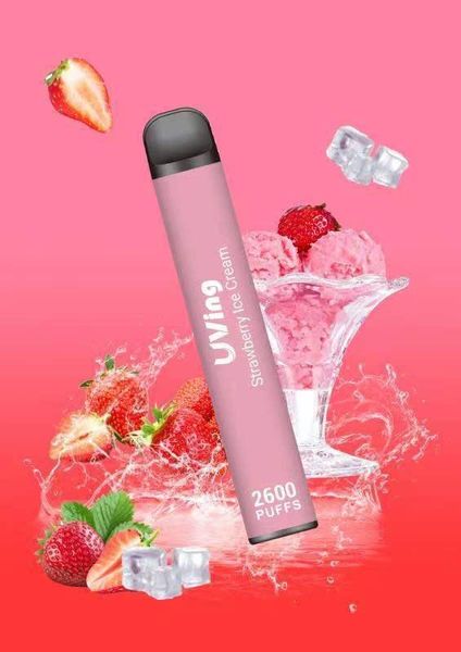 Купить Одноразовый Pod UVing S1 - Strawberry Ice Cream (2600 затяжек)