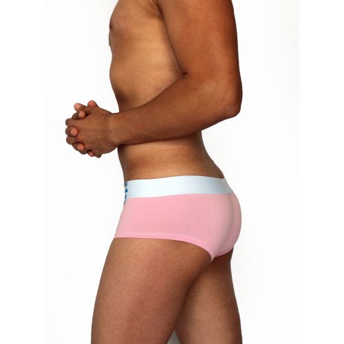 Мужские трусы хипсы розовые Boefje