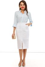 Юбка "Пенсил" (белая) Ю3388 LT Collection (Акция)