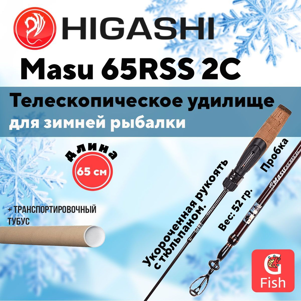 Удилище зимнее Masu 65RSS 2C