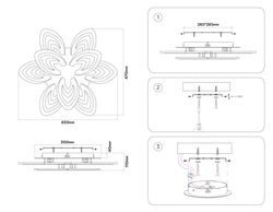 Ambrella Потолочный светодиодный светильник с пультом Original FA4547