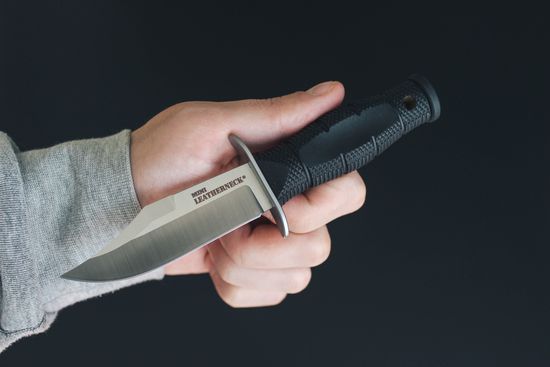 Нож Cold Steel 39LSAB Mini Leatherneck Clip Point