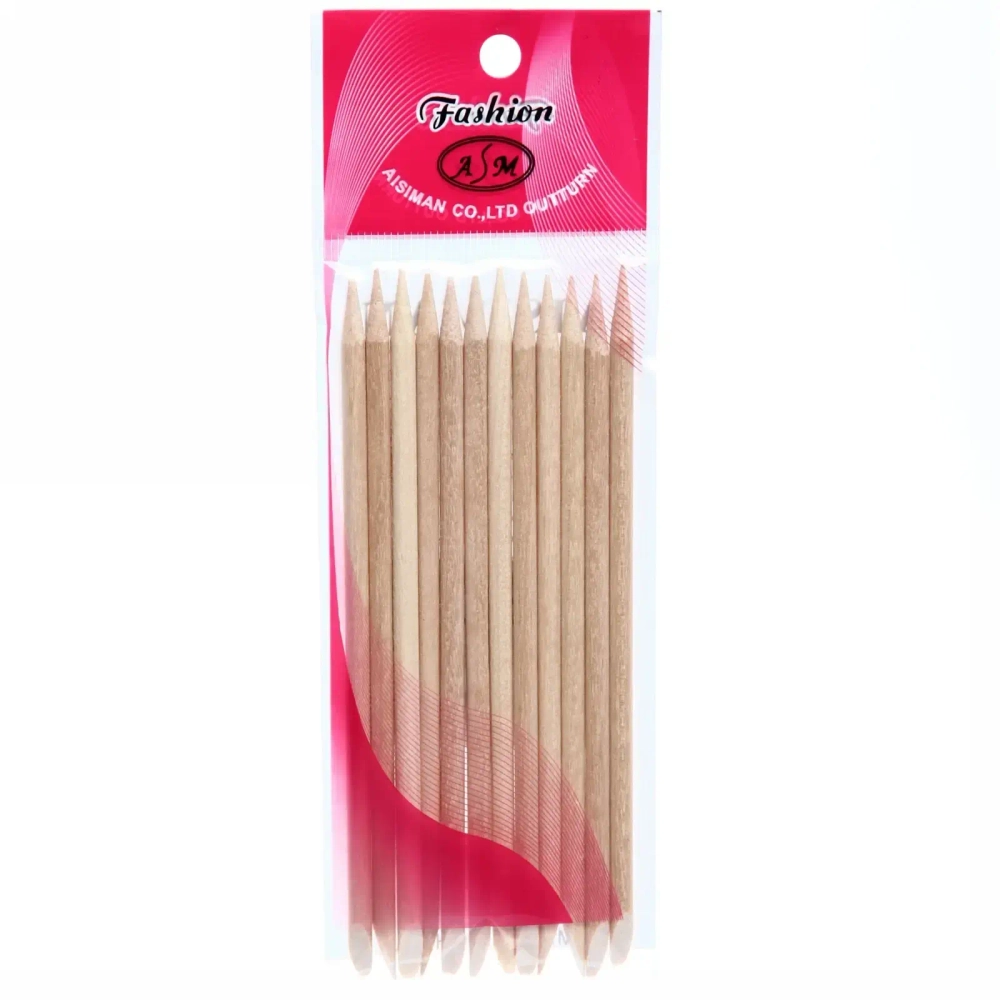 Палочки апельсиновые для маникюра в наборе 12шт «Ultramarine», в пакете, 11см✦