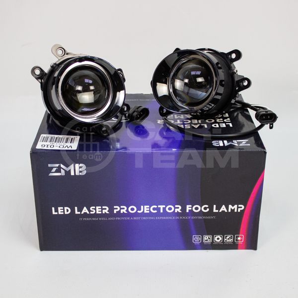 Противотуманные фары (ПТФ) WD-016 Toyota Land Cruiser, Camry, Rav4, Alphard, Avensis, Lexus LX570, GS, IS, RX "ZMB" лазерные с Bi-LED модулем, белый/желтый свет