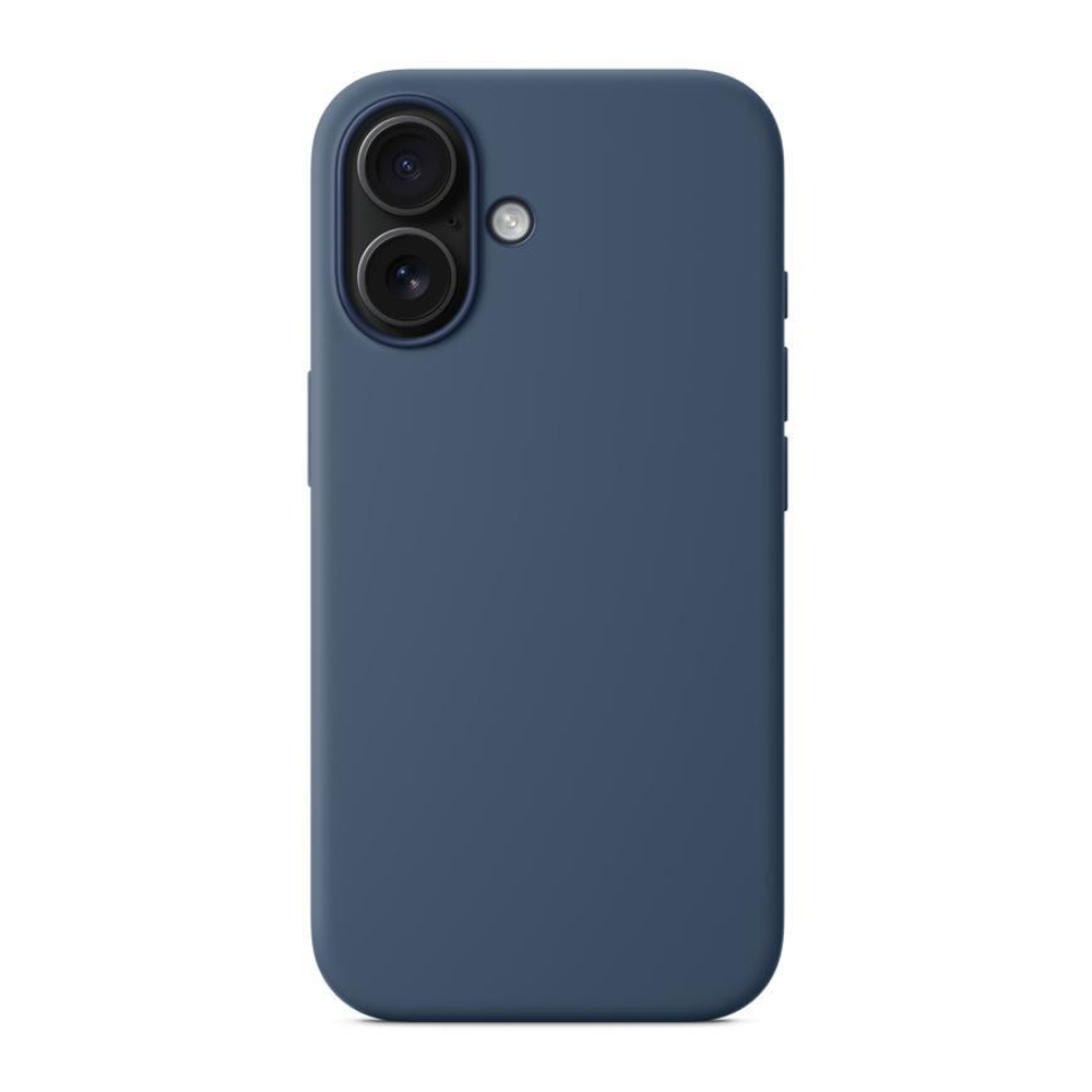 Силиконовый чехол MagSafe Apple Silicone Case для iPhone 16, Деним