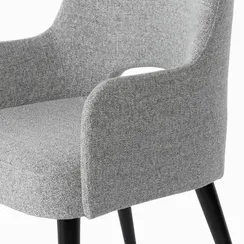 Стул Onsen 2, серый, черные ножки