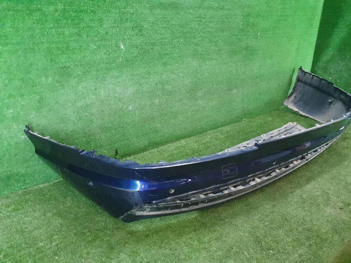 Юбка заднего бампера Audi Q7 2 (2015-2019)