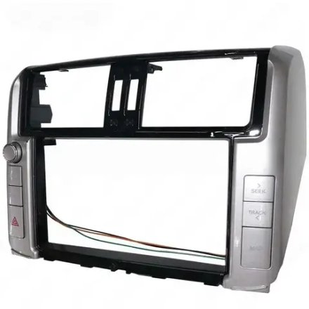 Магнитола для Toyota Land Cruiser Prado 150 2009-2013 (взамен 7" навигации) - Carmedia SF-9613-3 Android 12, TS10, CarPlay, 4G SIM-слот