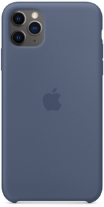 Чехол силиконовый для IPhone 11 Pro Max Alaskan Blue (MWYE2FE/A)