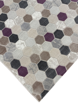 Ковер Platinium 36423A Grey/Lila Прямоугольник