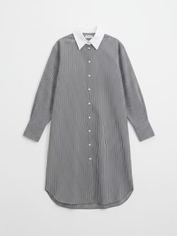Платье-рубашка из хлопка-поплина