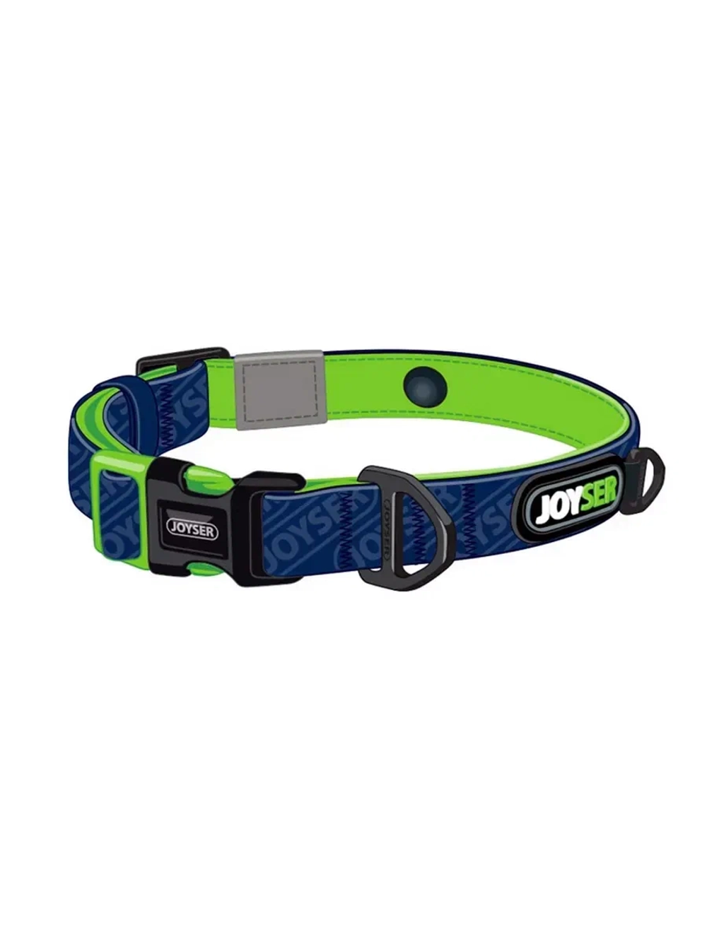 JOYXER Walk Base Collae Ошейник для собак синий с зеленым XL