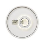 Потолочный светодиодный светильник 65Вт, 5660лм, 3000-6000K, Ra>80, плавная регулировка мощности, изменение цветовой температуры, ночник, пульт, металл/акрил, белый