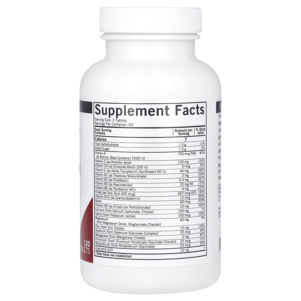 Kirkman Labs, жевательные мультивитамины и минералы для детей, натуральный вкус манго и персика, 120 таблеток