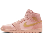 Кроссовки Air Jordan 1 Mid Coral Gold