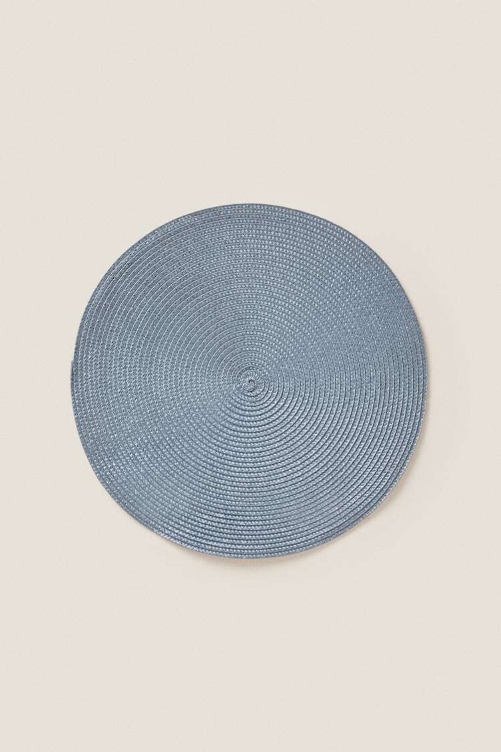 ZARA HOME КРУГЛАЯ САЛФЕТКА (УПАКОВКА ИЗ 2 ШТУК), ГОЛУБОЙ