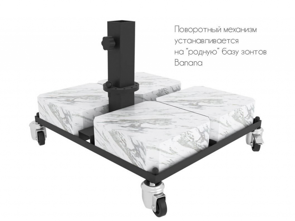 Механизм поворота зонта на 360 градусов Theumbrela Semsiye Evi Details