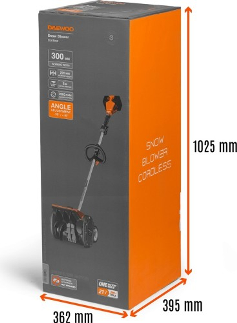Снегоуборщики аккумуляторные DAEWOO DAST 3042Li без АКБ и ЗУ