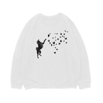 Свитшот "Басенджи и бабочки"