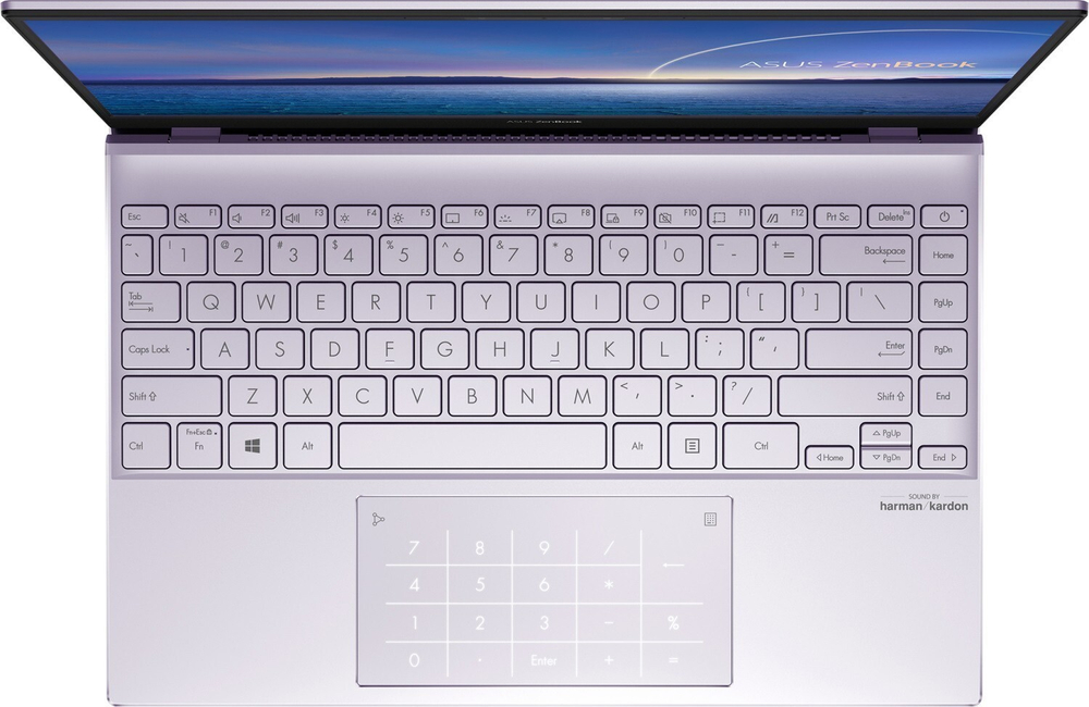 Ноутбук Asus Zenbook 13 UX325EA-KG285T Lilac Mist Core i5-1135G7/16G/512G SSD/13,3; FHD OLED AG/WiFi/BT/Numpad/Win10 90NB0SL2-M06180