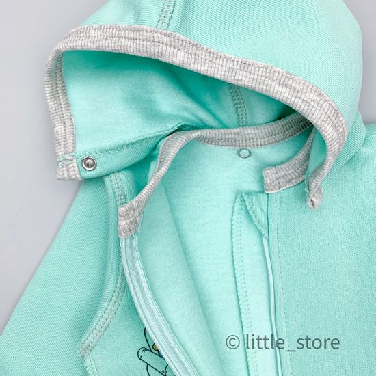 Комбинезон утепленный "Зайкины истории" ментоловый