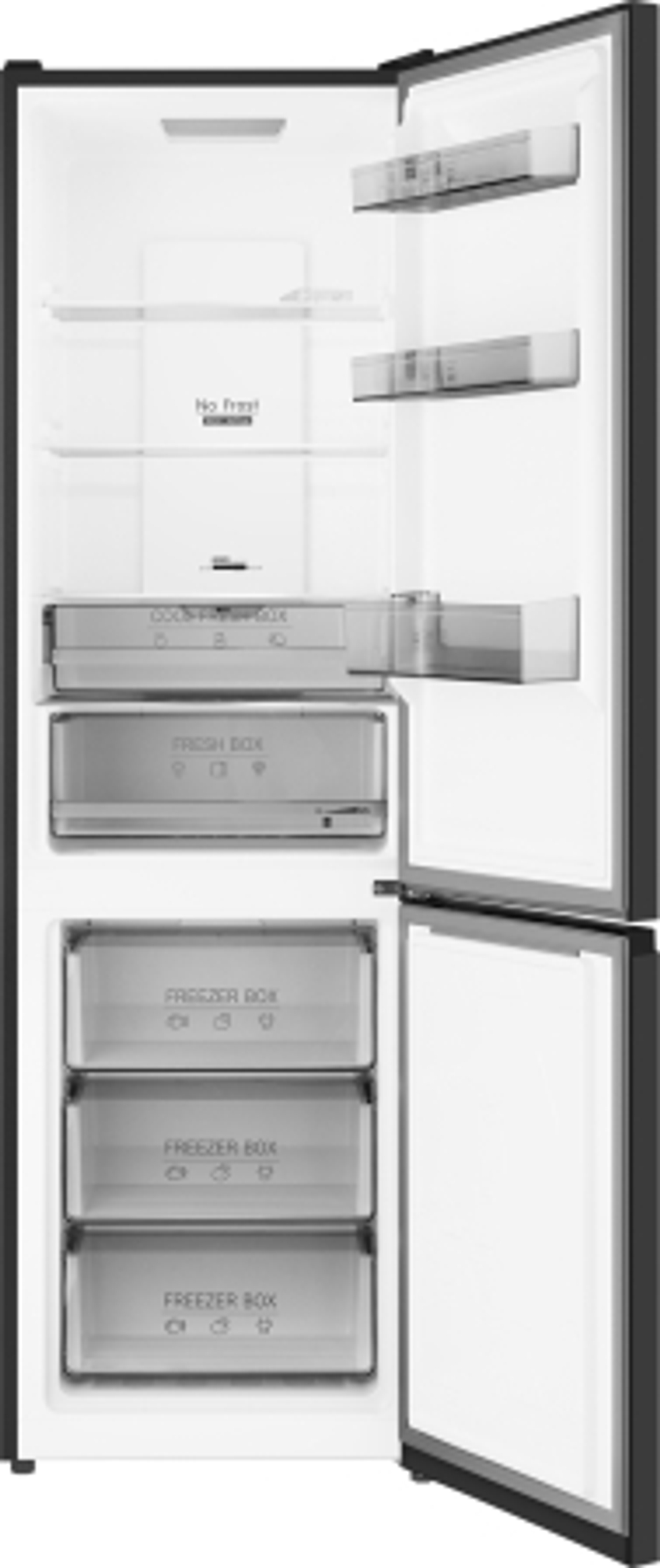 Холодильник Weissgauff WRK 2000 Total NoFrost Inverter Black (437278)