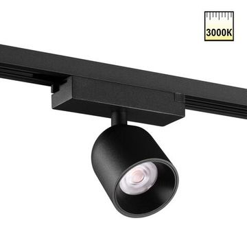 359803 PORT NT25 246 черный Светильник трековый однофазный двухжильный IP20 LED 10W 180-265V 3000К SOLETTE