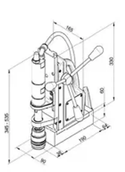 Зенковка Karnasch Ø6,3 мм, с покрытием Blue-Tec, 90°, DIN 335, арт. 20.1755-050