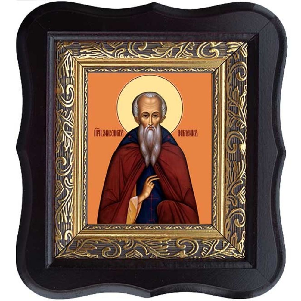 Михаил Малеин преподобный Игумен. Икона на холсте.