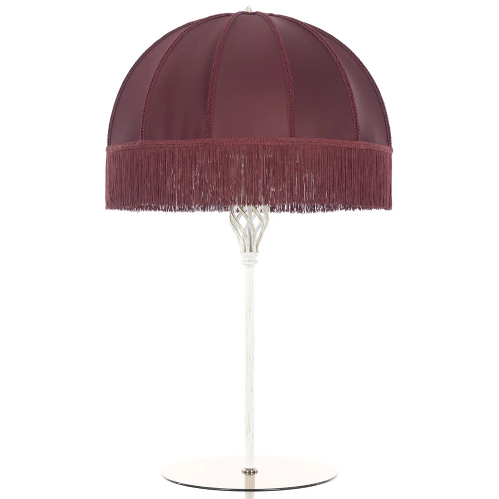 Citilux Базель CL407923T Торшер патина со столиком и красным абажуром