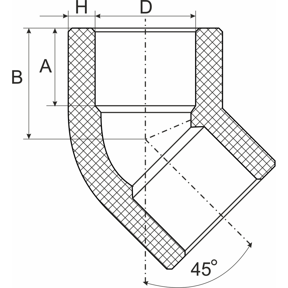 Уголок 20 45 град. EVER® plast БЕЛЫЙ (Россия)