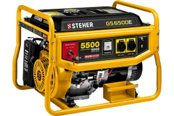 Бензиновый генератор STEHER с электростартером GS-6500Е