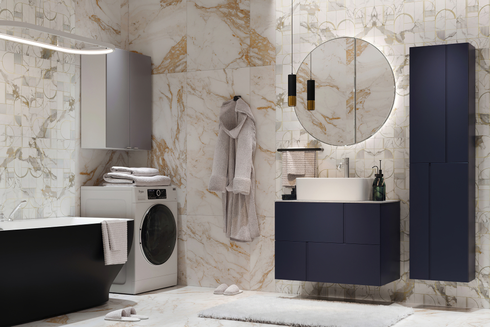 Керамогранит Laparet Calacatta Oro 120x60 см 1.44 м² полированный цвет золотистый