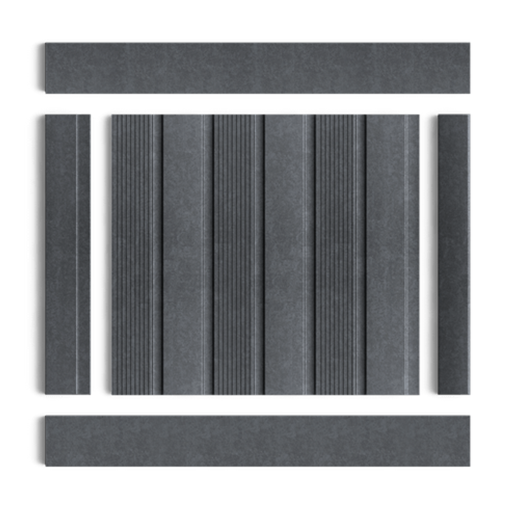 Стеновая панель HiWood декорированная, 270x12 см