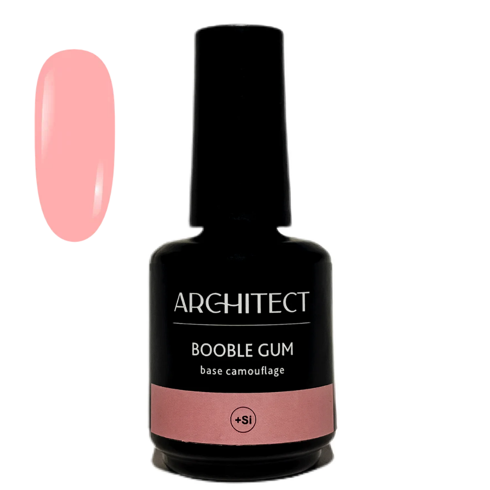 Камуфлирующая крепкая каучуковая база HARD Nail ARCHITECT 05 BOOBLE GUM Base Camouflage 15 ml