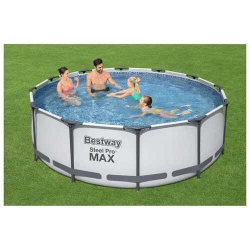 Бассейн Steel Pro Max Каркасный круглый, 366 х100 см