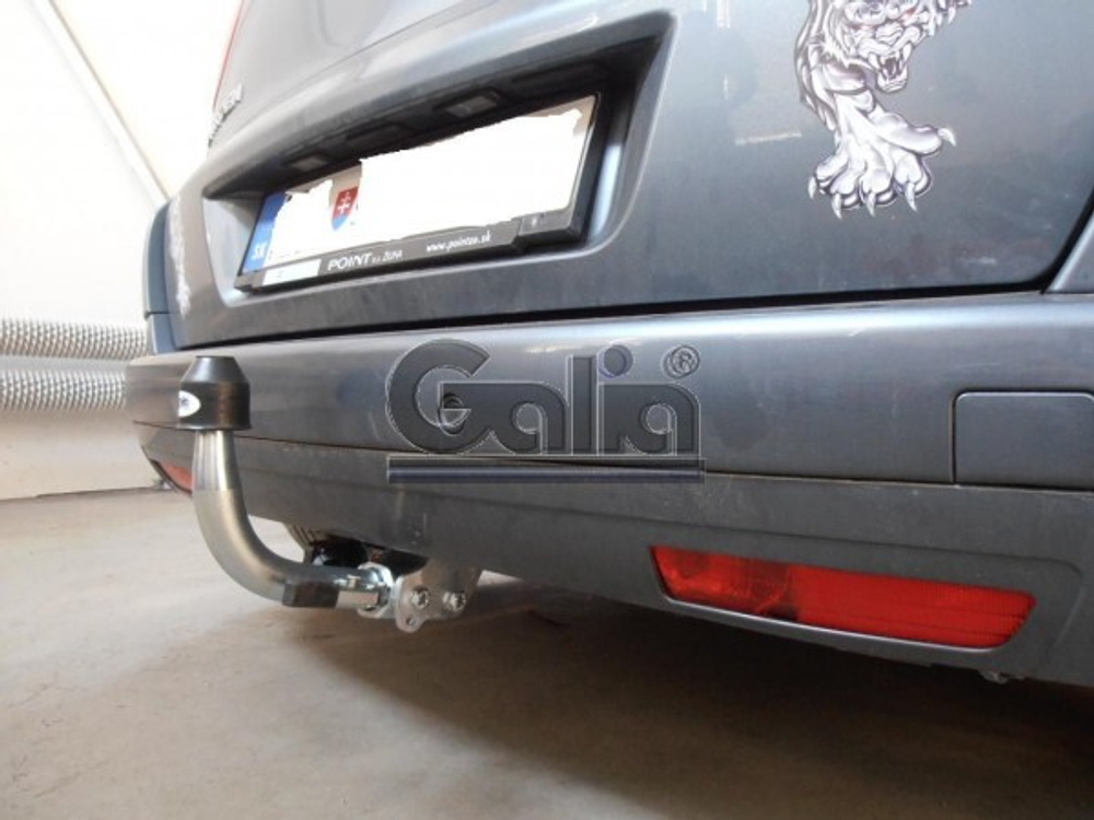 Фаркоп оцинкованный Galia C051A для Citroen C4 Picasso 2006-2013, Citroen C4 Grand Picasso 2006-2013, Peugeot 5008 2009-2017(паспорт и сертификат в комплекте)(без электрики)