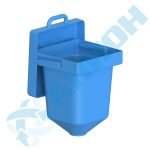 Бункер 60 л Анион 60 л. конусный (550x470x660см;синий) - арт.559505