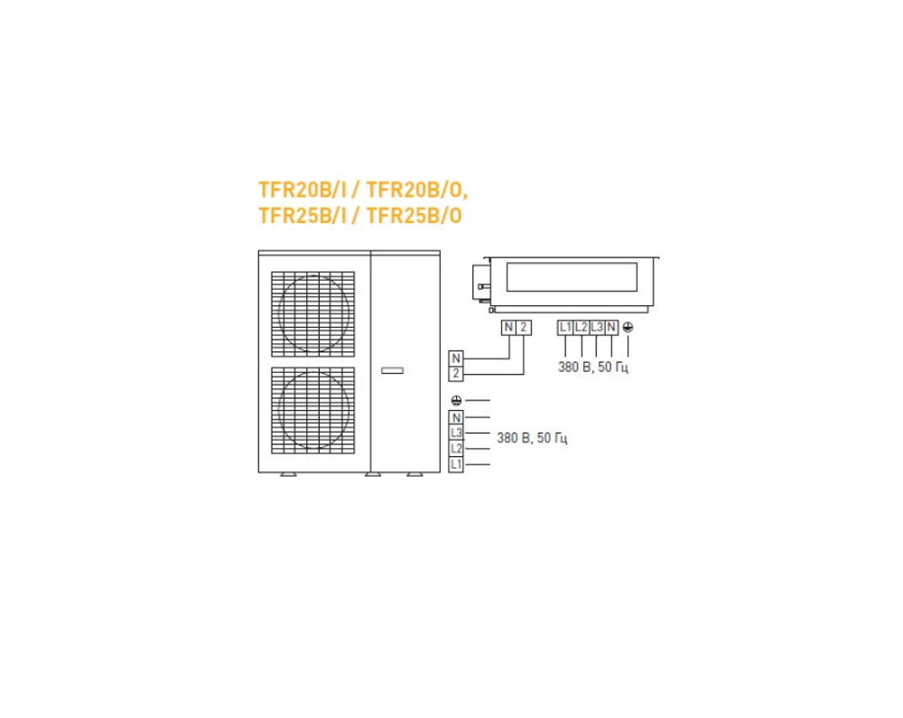 Канальный кондиционер Tosot TFRI25C/I/TFRI25C/O