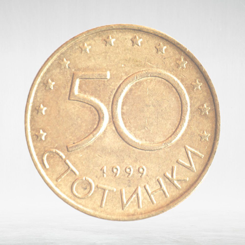 Bulgaria, 50 Stotinki, 1999, VF