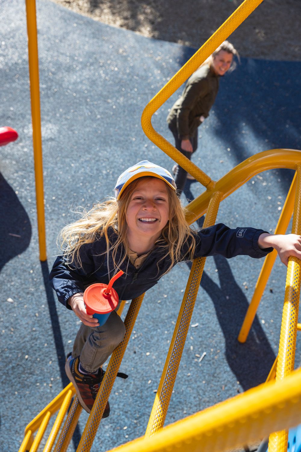 Детский стакан одностенный Klean Kanteen Kid Cup Straw Lid 10oz (296 мл) Mykonos Blue с трубочкой